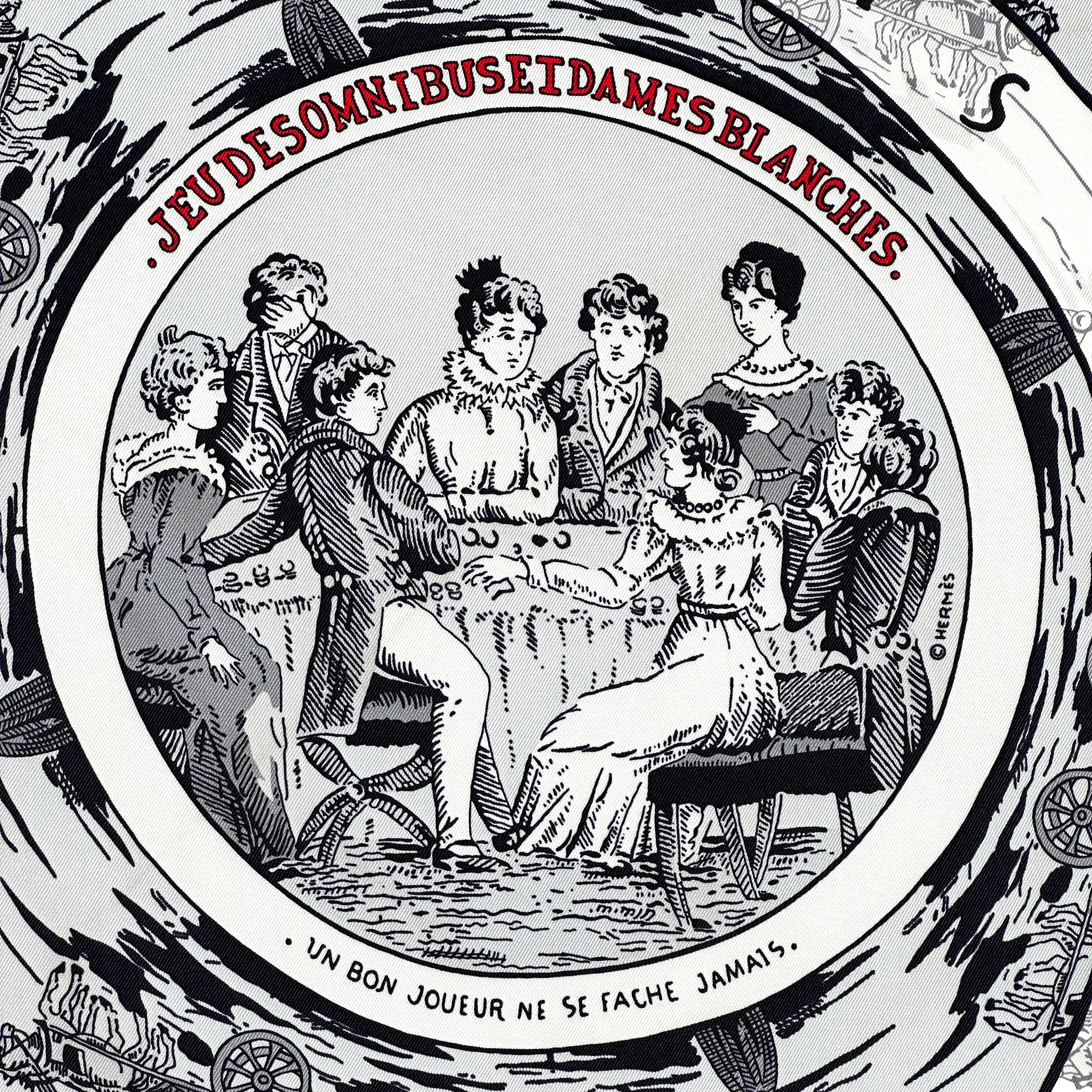 Jeu des omnibus - FOULARD HERMES 70 CM