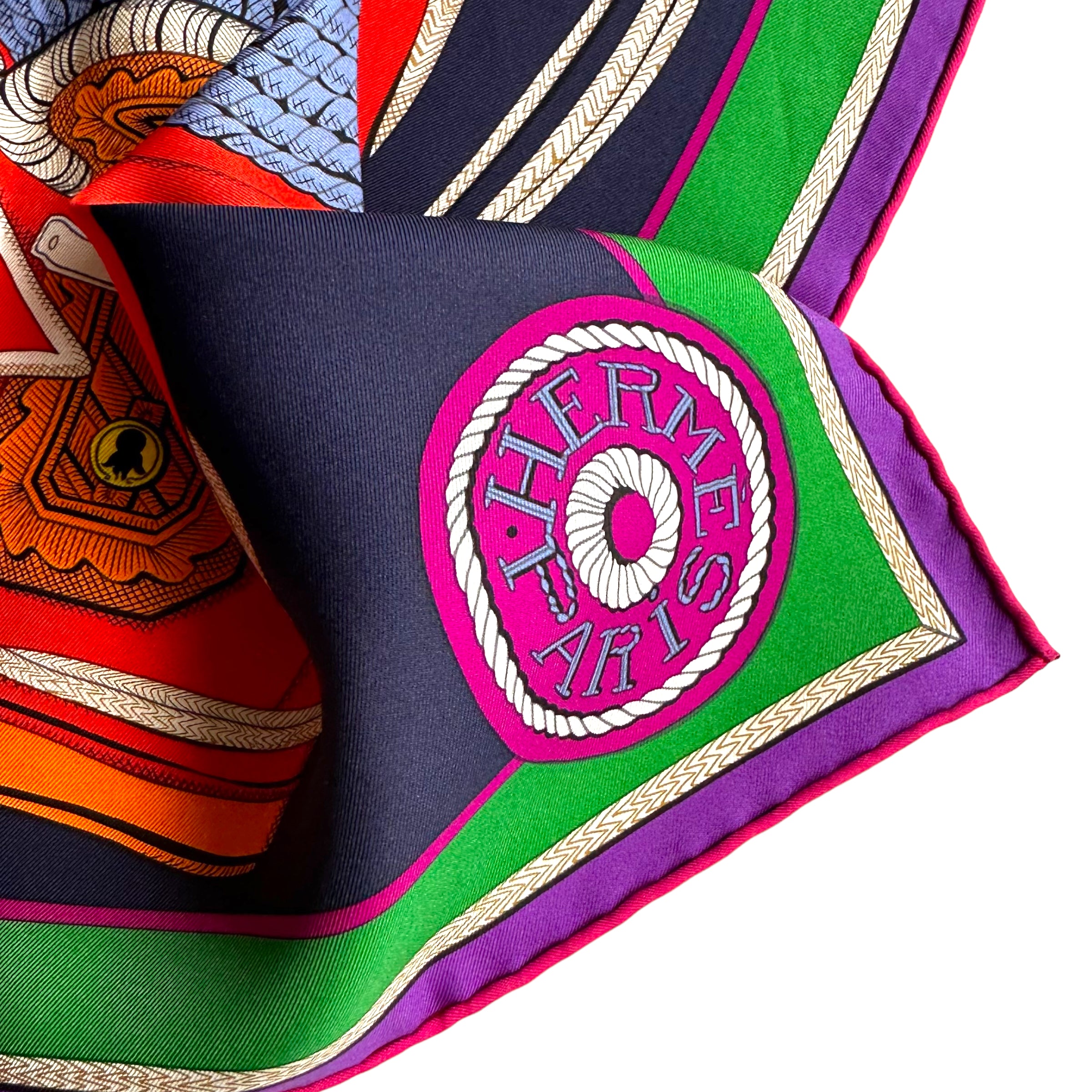Zouaves et dragons - FOULARD HERMES 90 cm