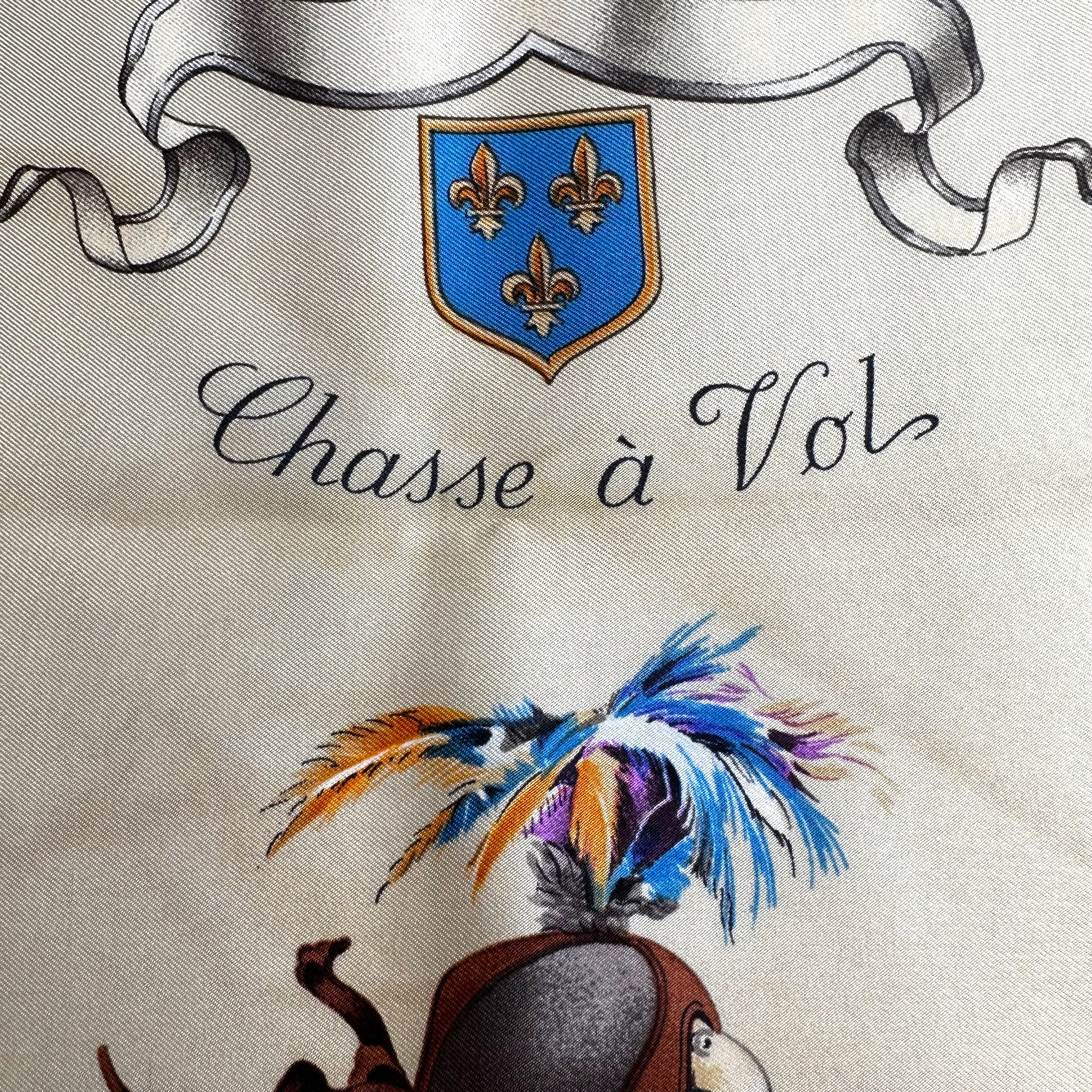 Chasse à vol - FOULARD HERMES 90 CM