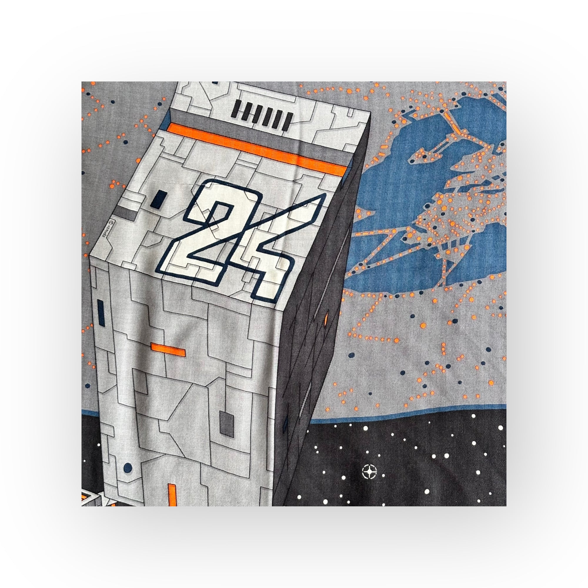 Hermès Odyssey - FOULARD HERMES 100 CM - CACHEMIRE & SOIE