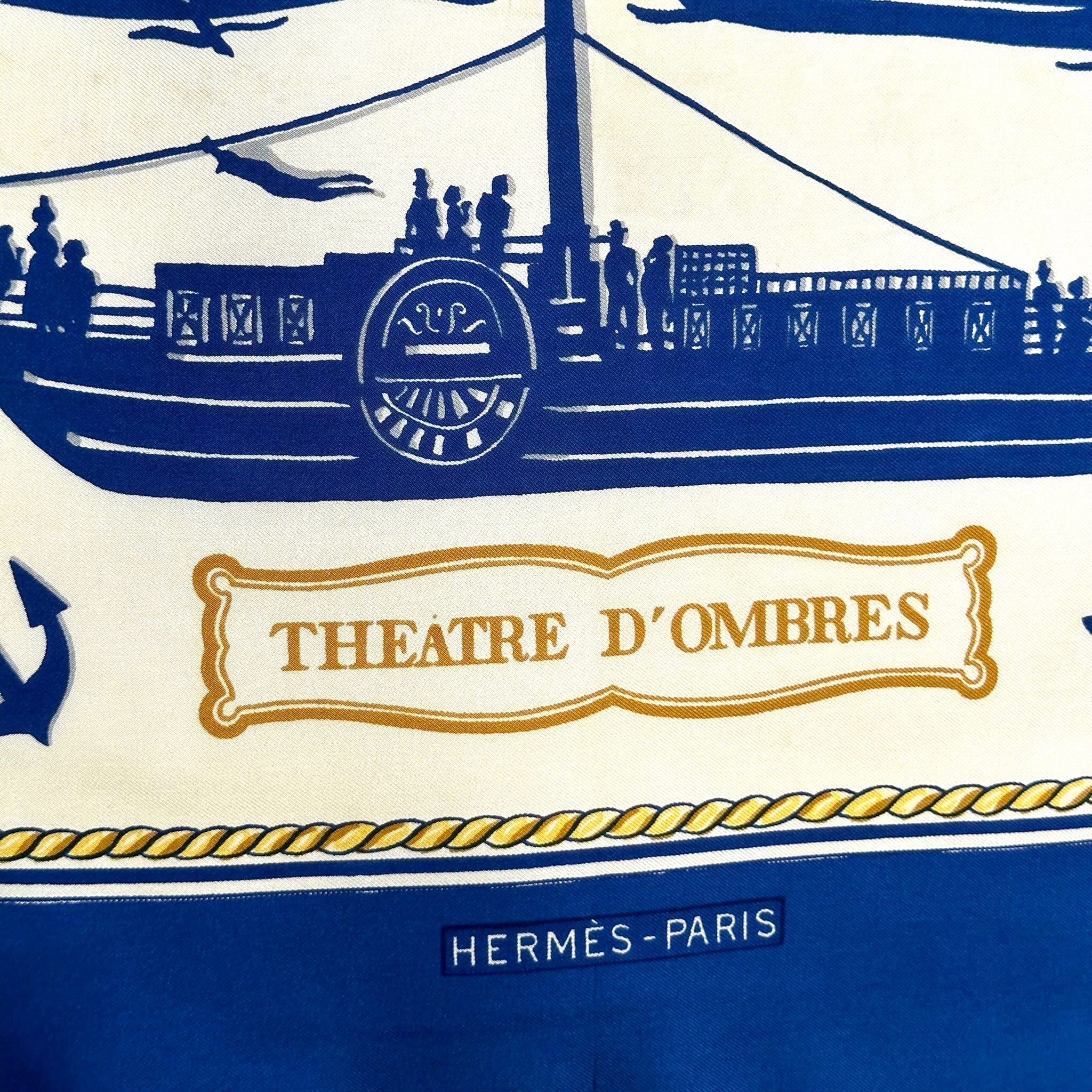 Théâtre d'ombres - FOULARD HERMES 90 CM