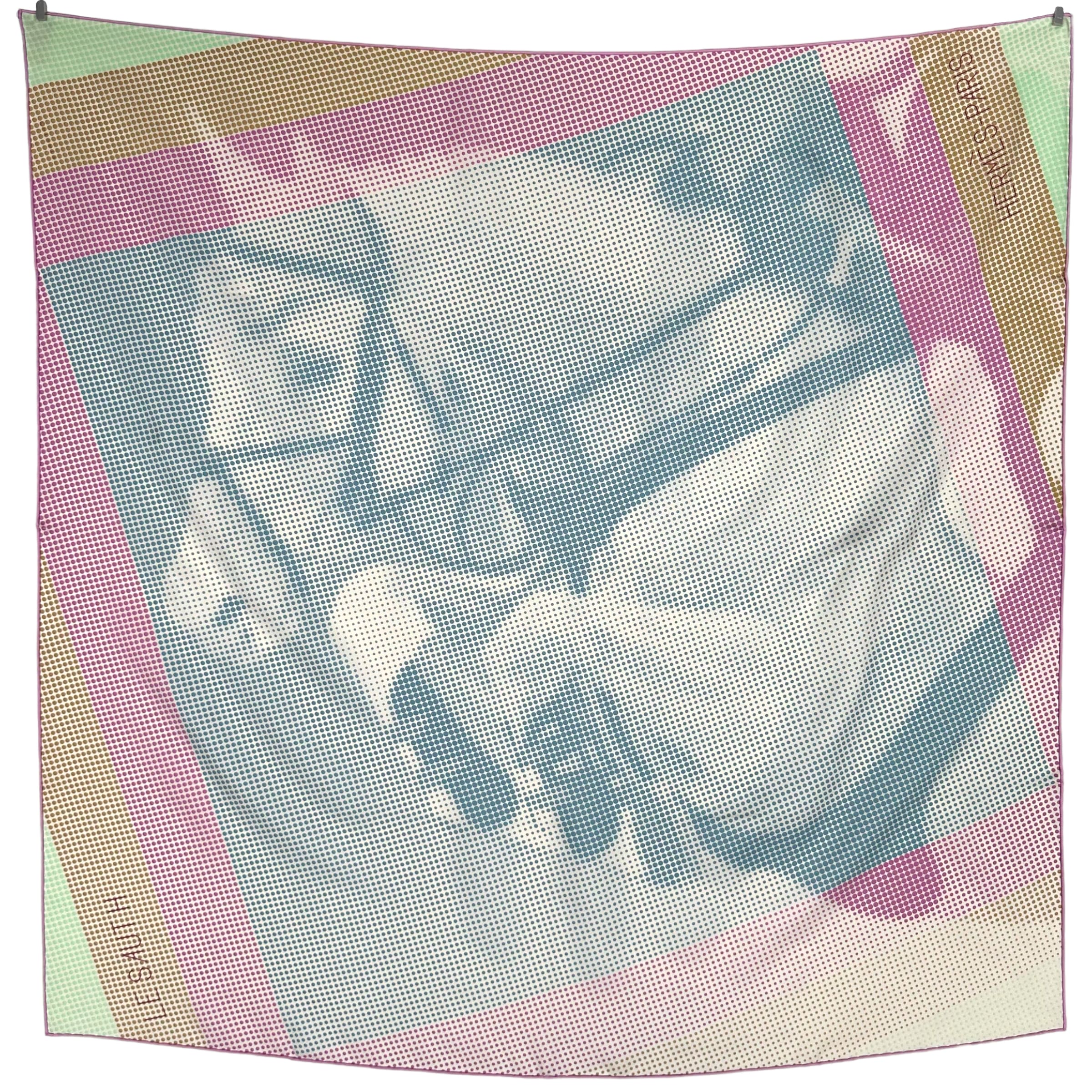 Le Saut H - FOULARD HERMES 90CM