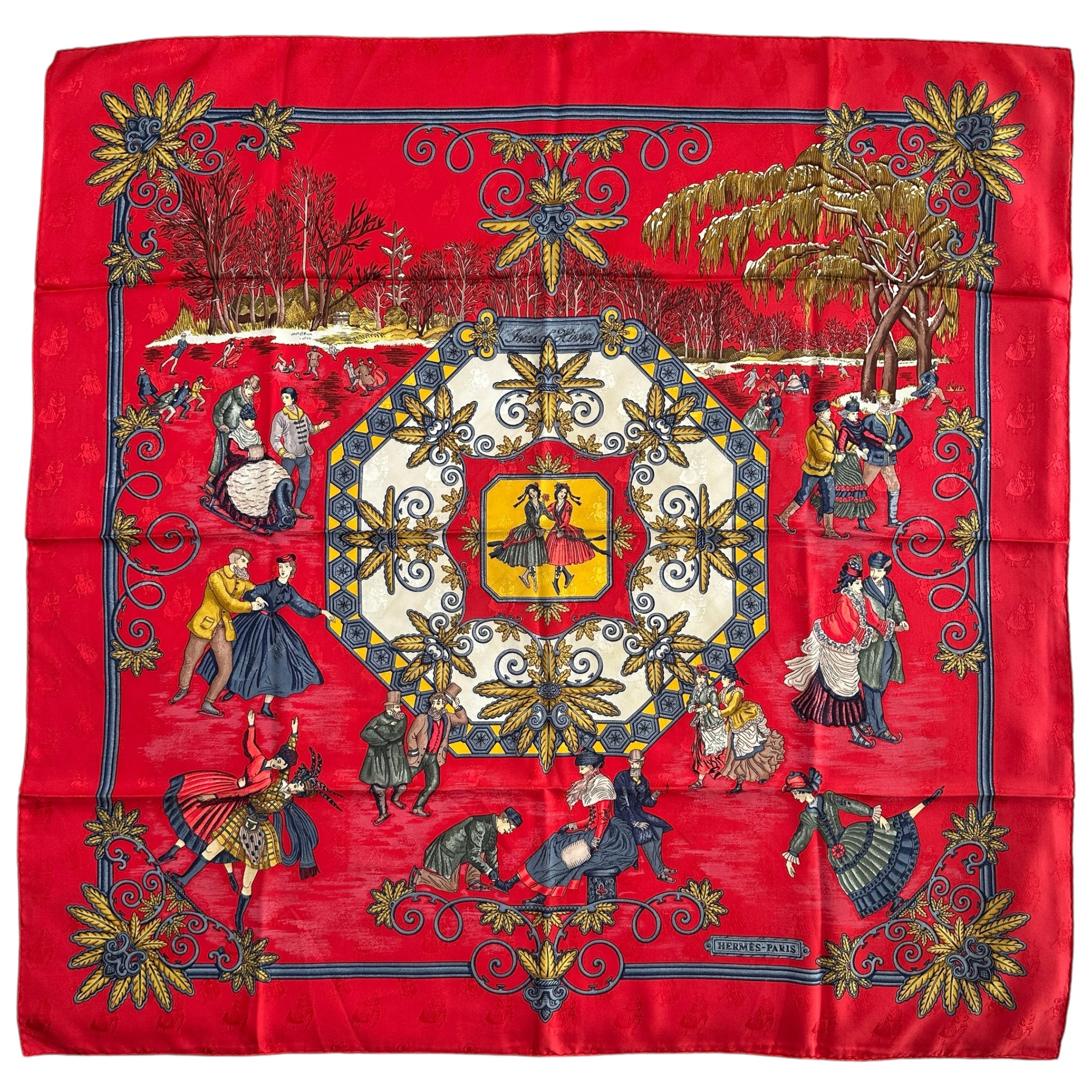 Winter Joys - HERMES SCARF 90 CM