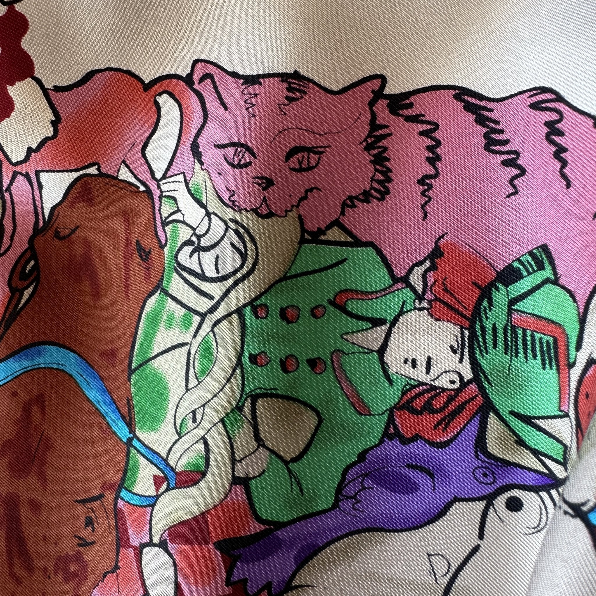 Foulard Hermès 90 cm - Métamorphoses - Philippe Dumas (2014)