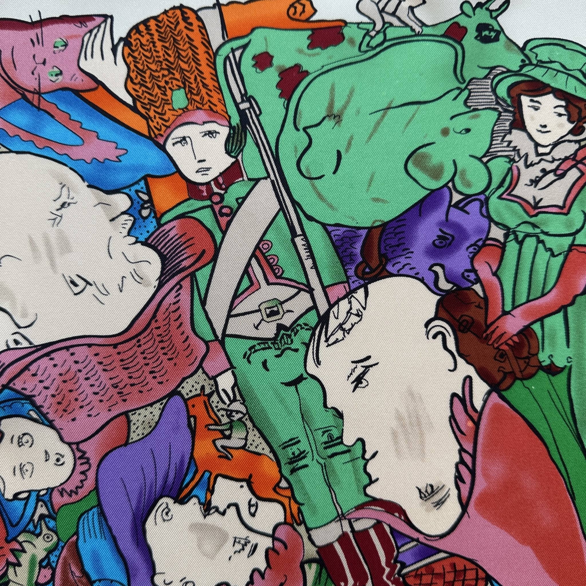 Foulard Hermès 90 cm - Métamorphoses - Philippe Dumas (2014)