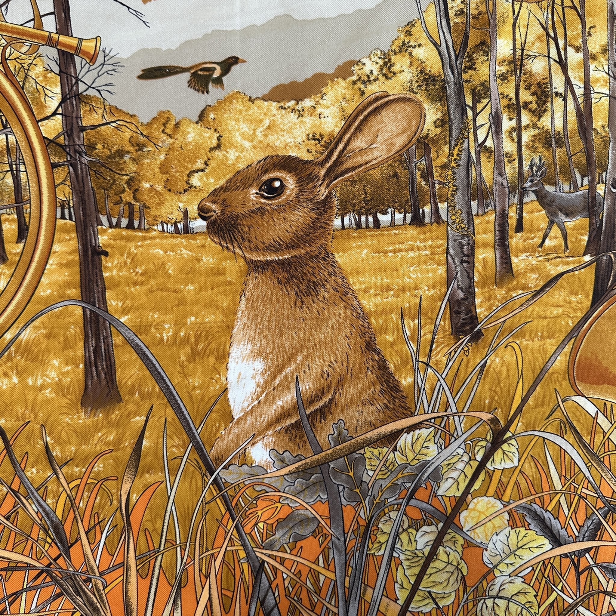 Chasse au bois - FOULARD HERMES 90 CM