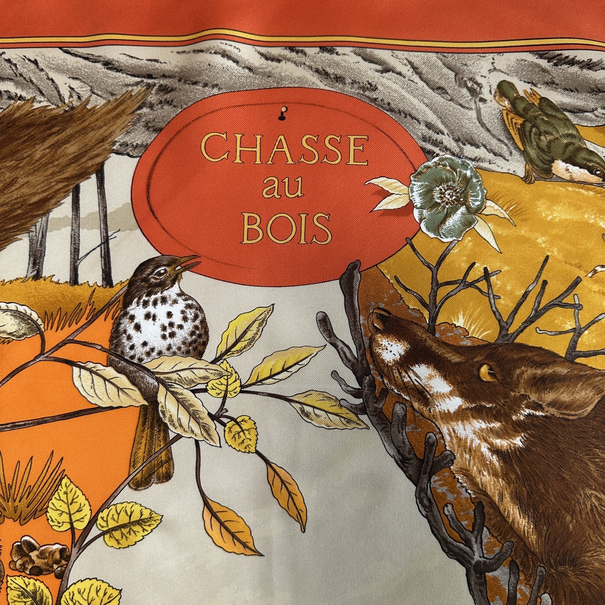Chasse au bois - FOULARD HERMES 90 CM