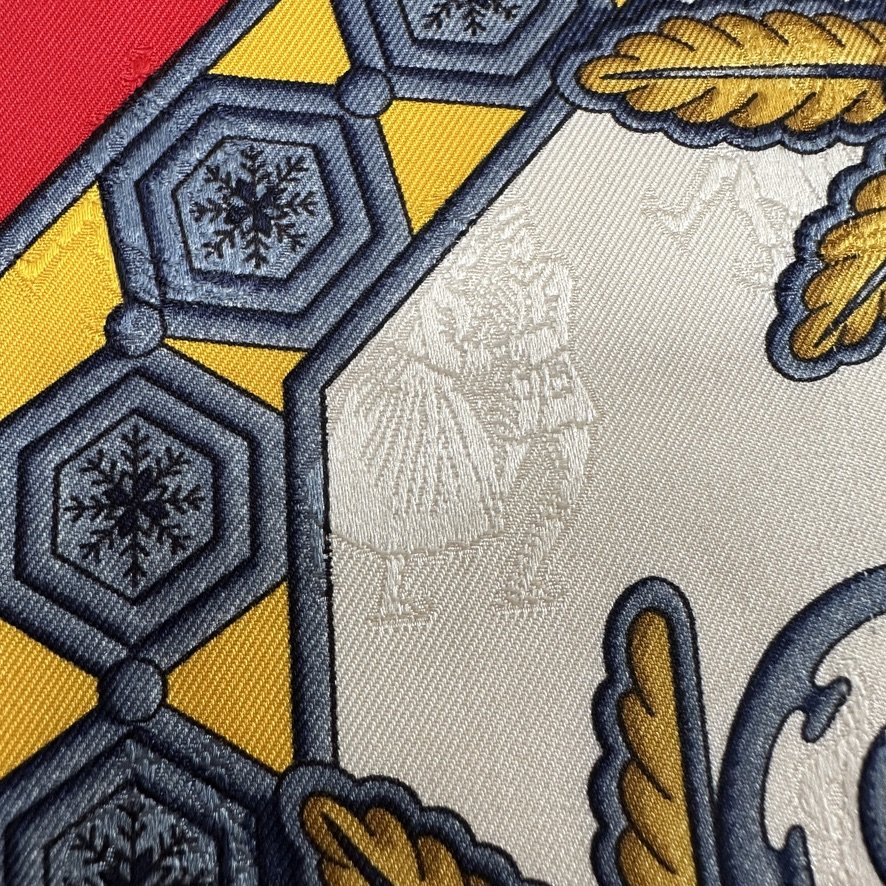 Joies d'hiver - FOULARD HERMES 90 CM