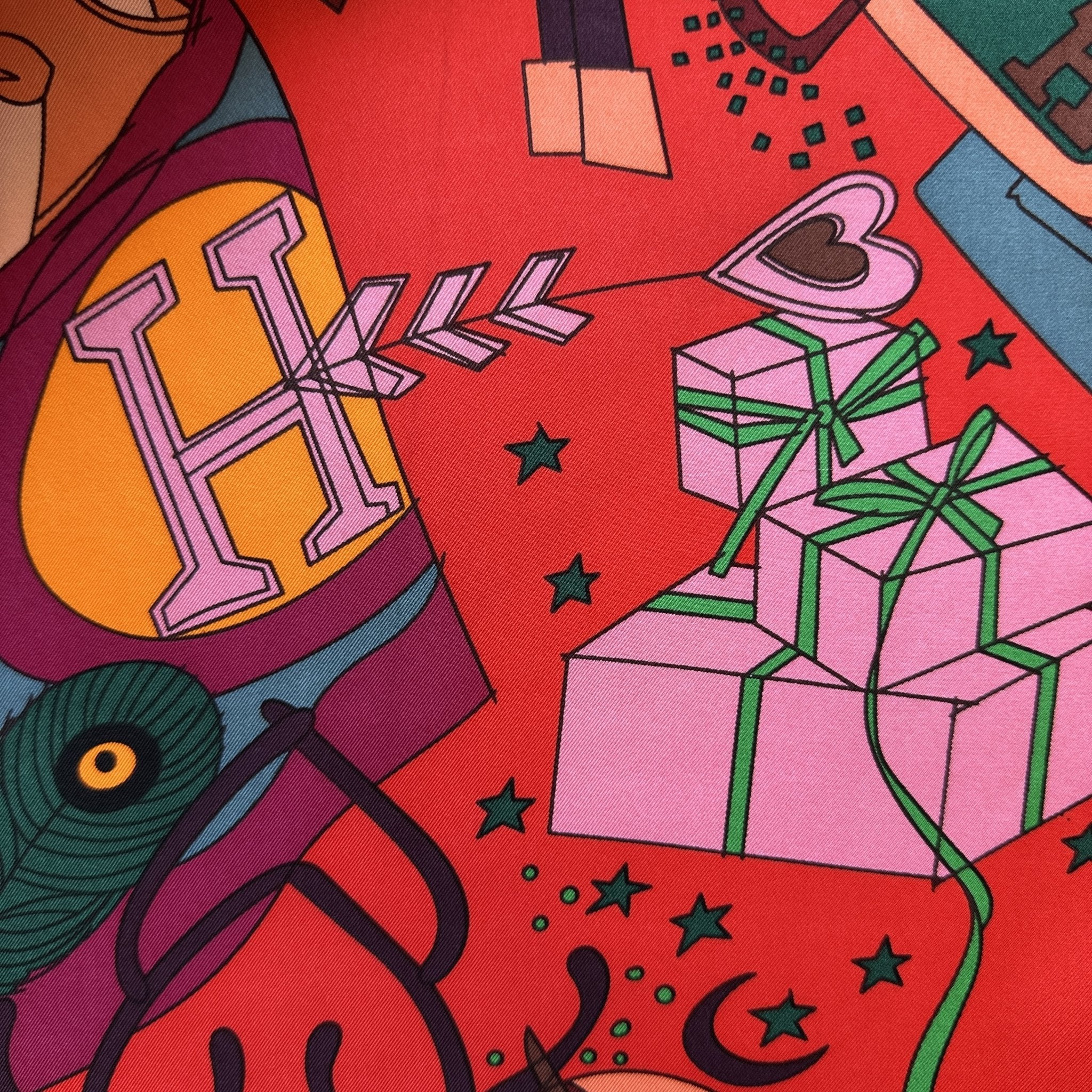 detail de boites cadeaux Hermès