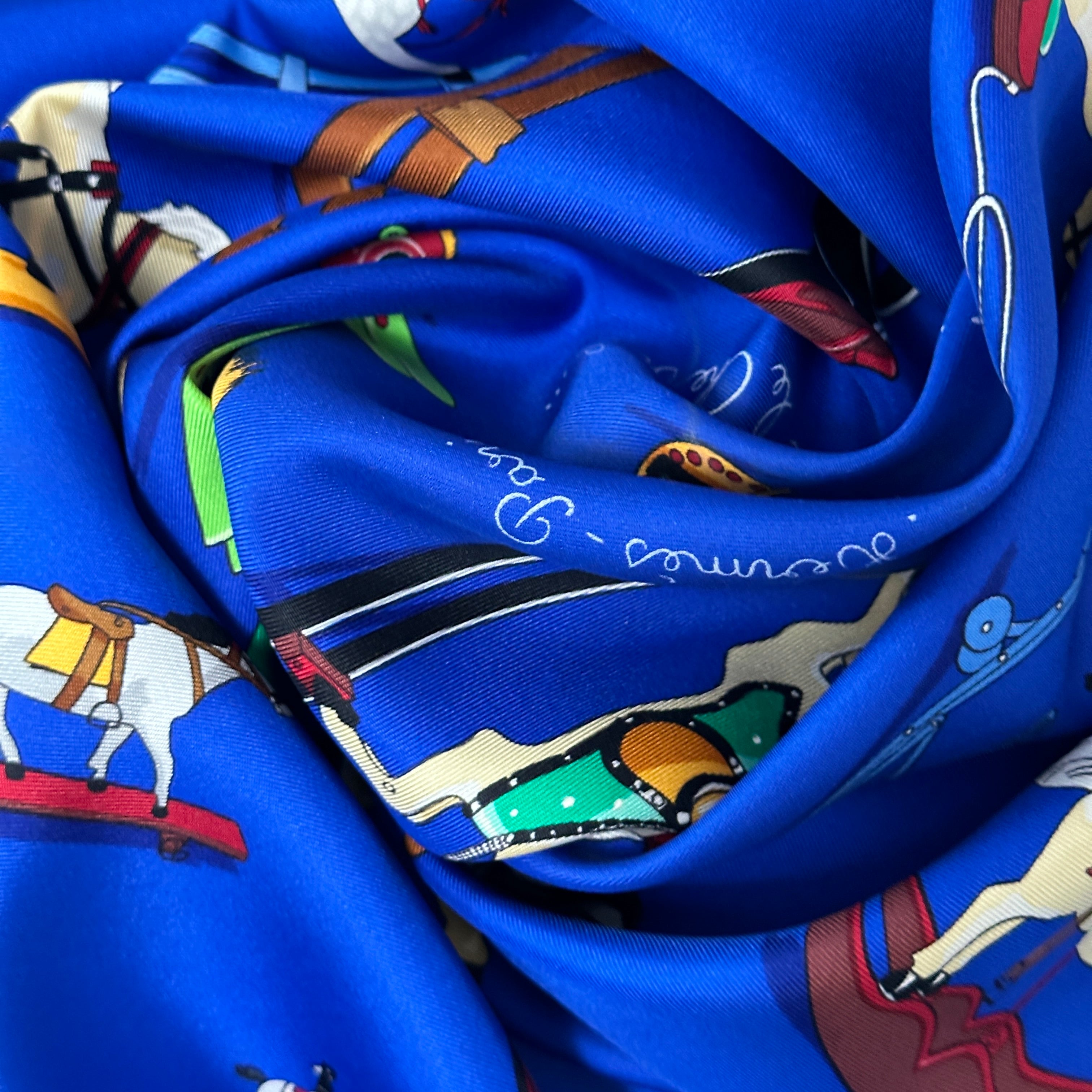 Raconte moi le cheval - FOULARD HERMES 90CM