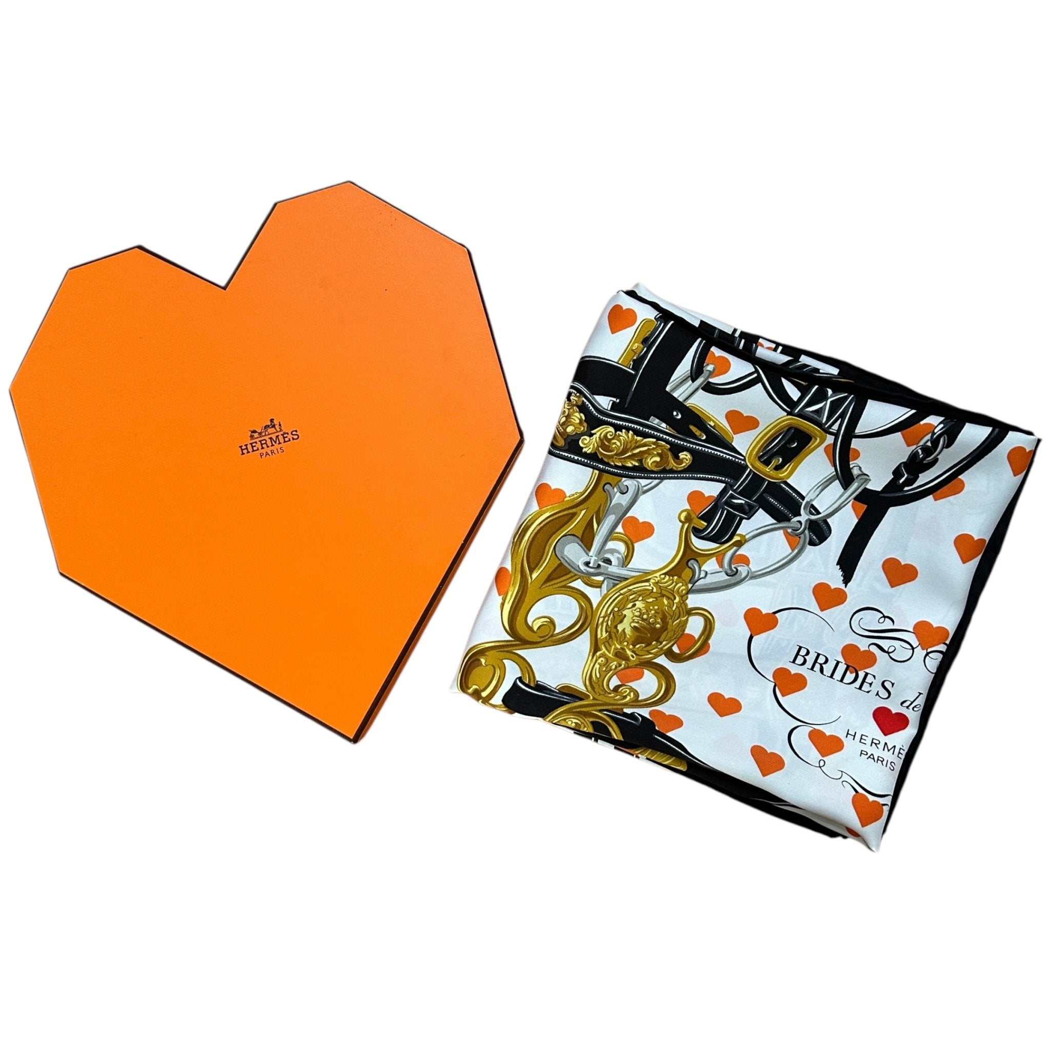 foulard hermes brides de gala love edition speciale rare