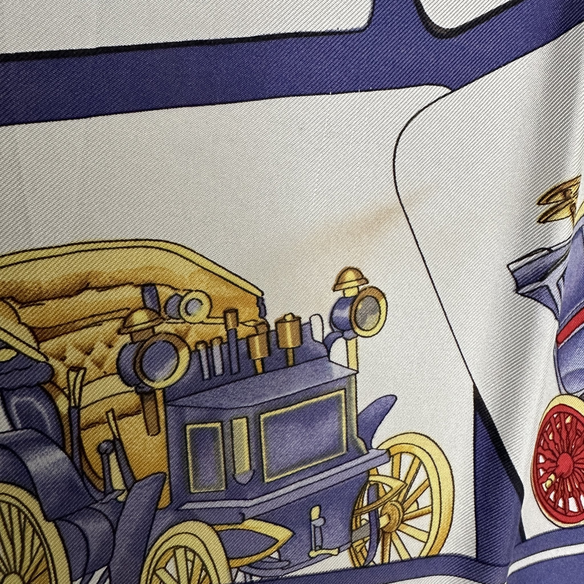 salissure sur le foulard