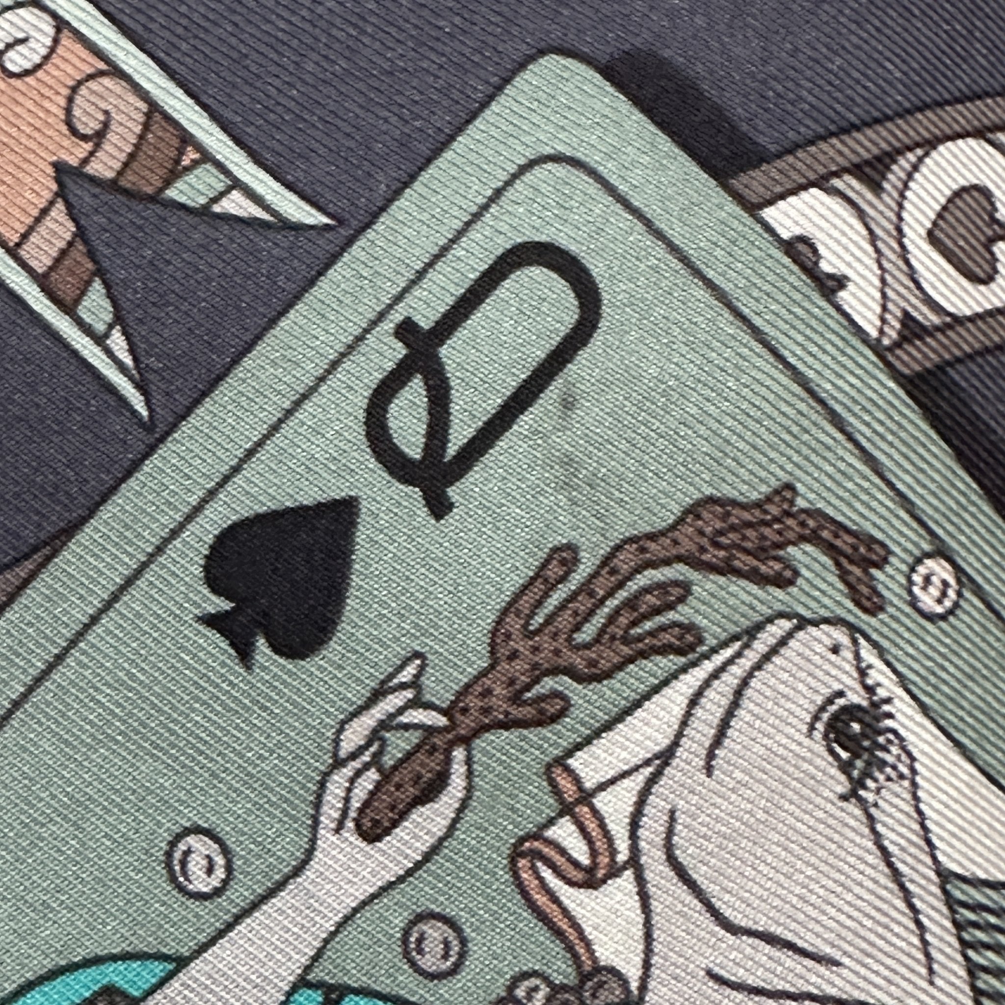 petite tache sur le foulard