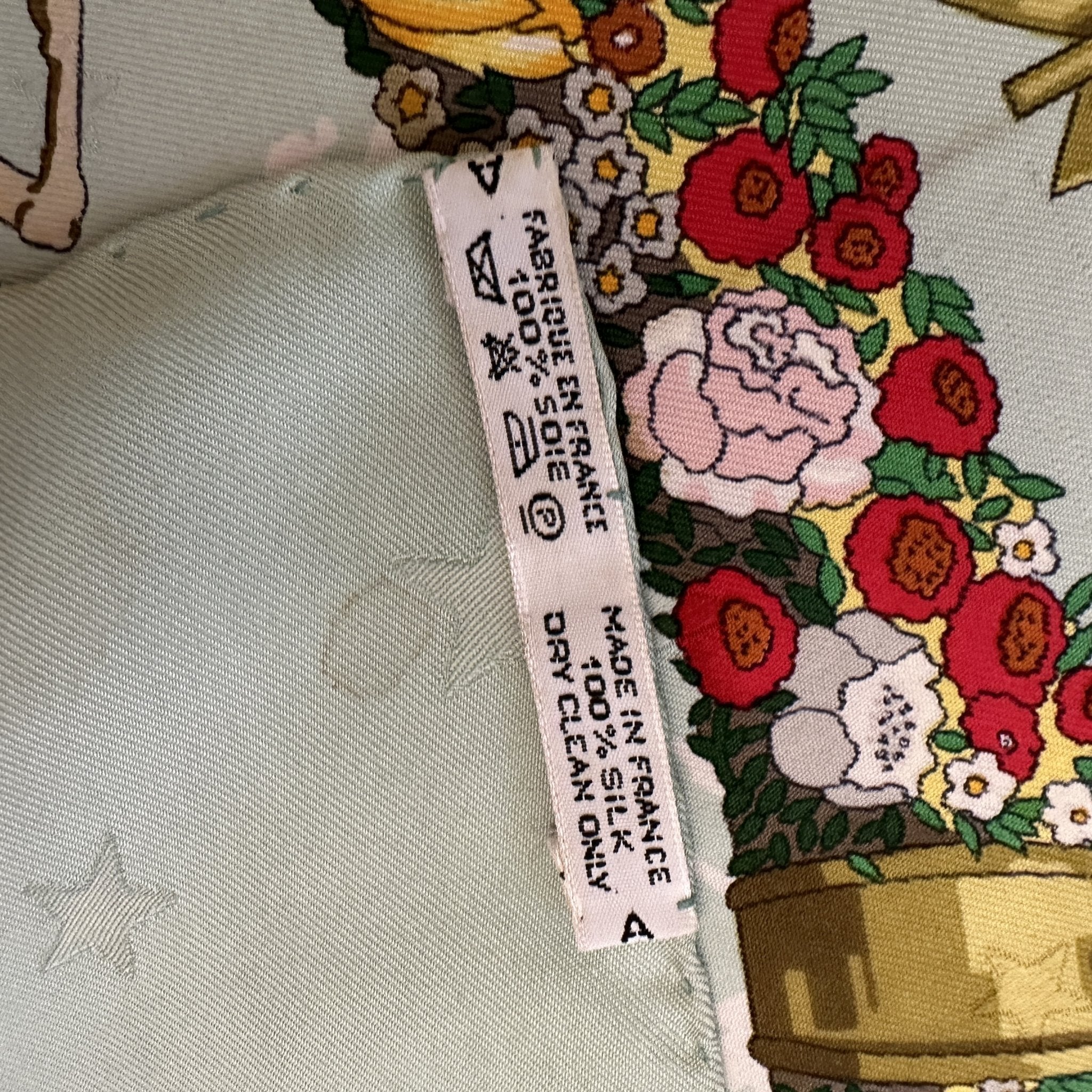 Foulard Carré Hermès 90 cm – Emblèmes de l'Europe – Caty Latham (1993)