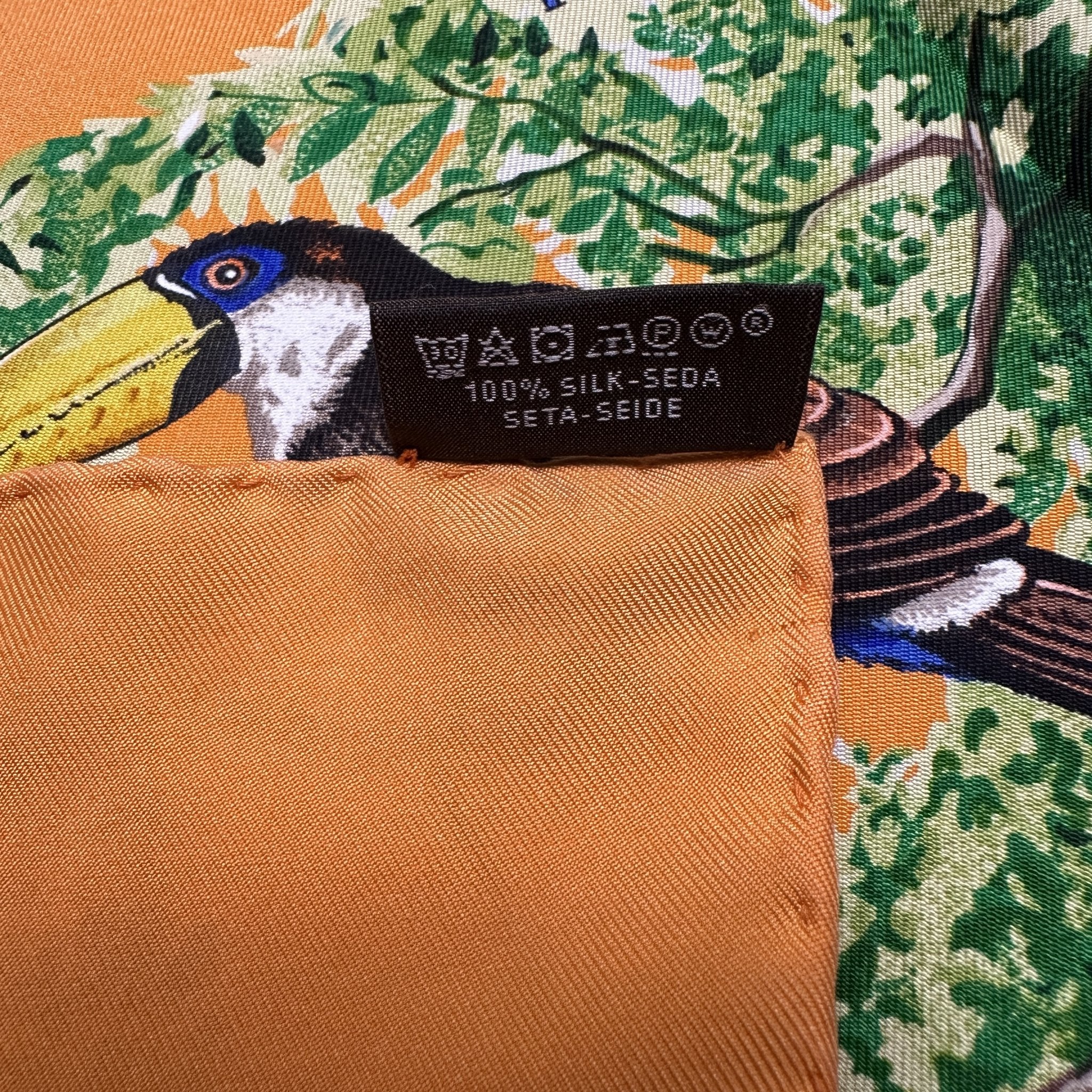 Équateur - FOULARD HERMES 90 WASH