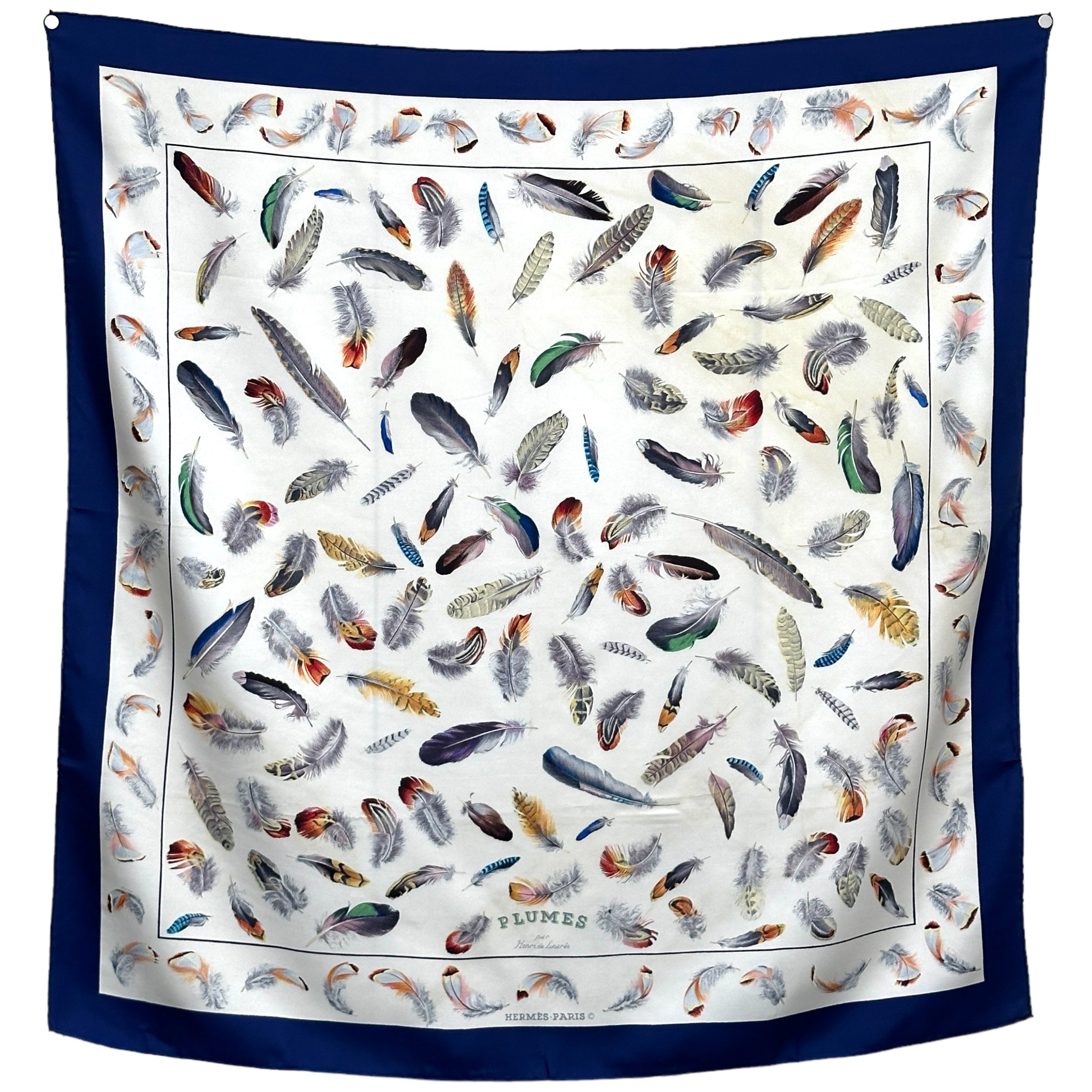 Feathers - HERMES SCARF 90 CM