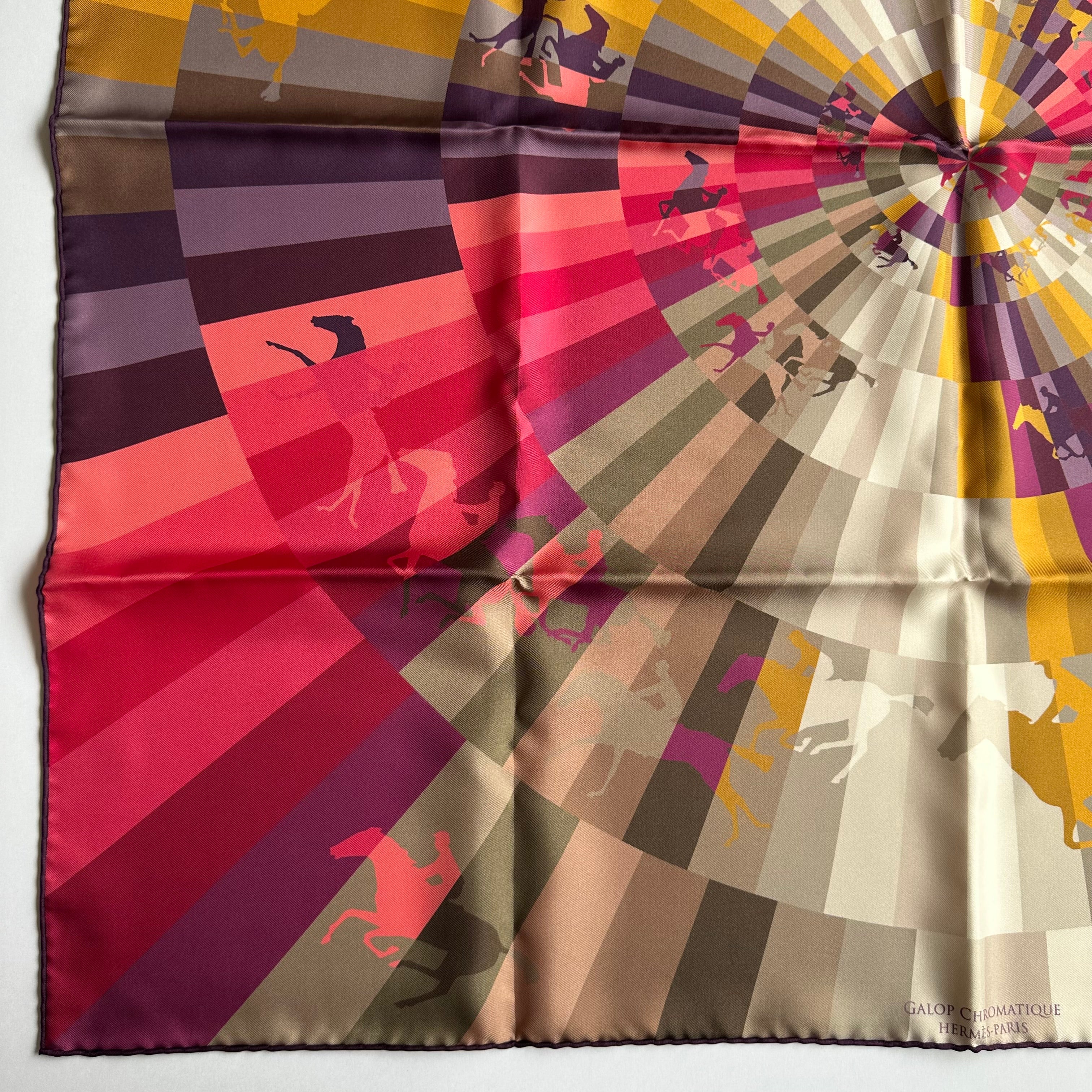 Galop chromatique - FOULARD HERMES 90 CM