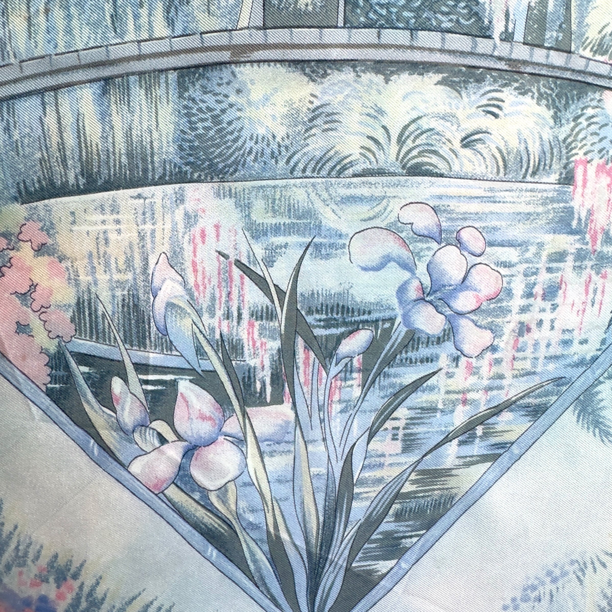 Giverny - FOULARD HERMES 90 CM