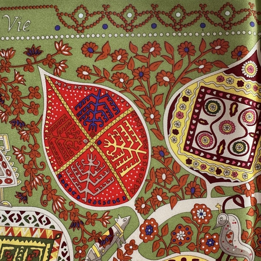 L'arbre de vie - FOULARD HERMES 90 CM