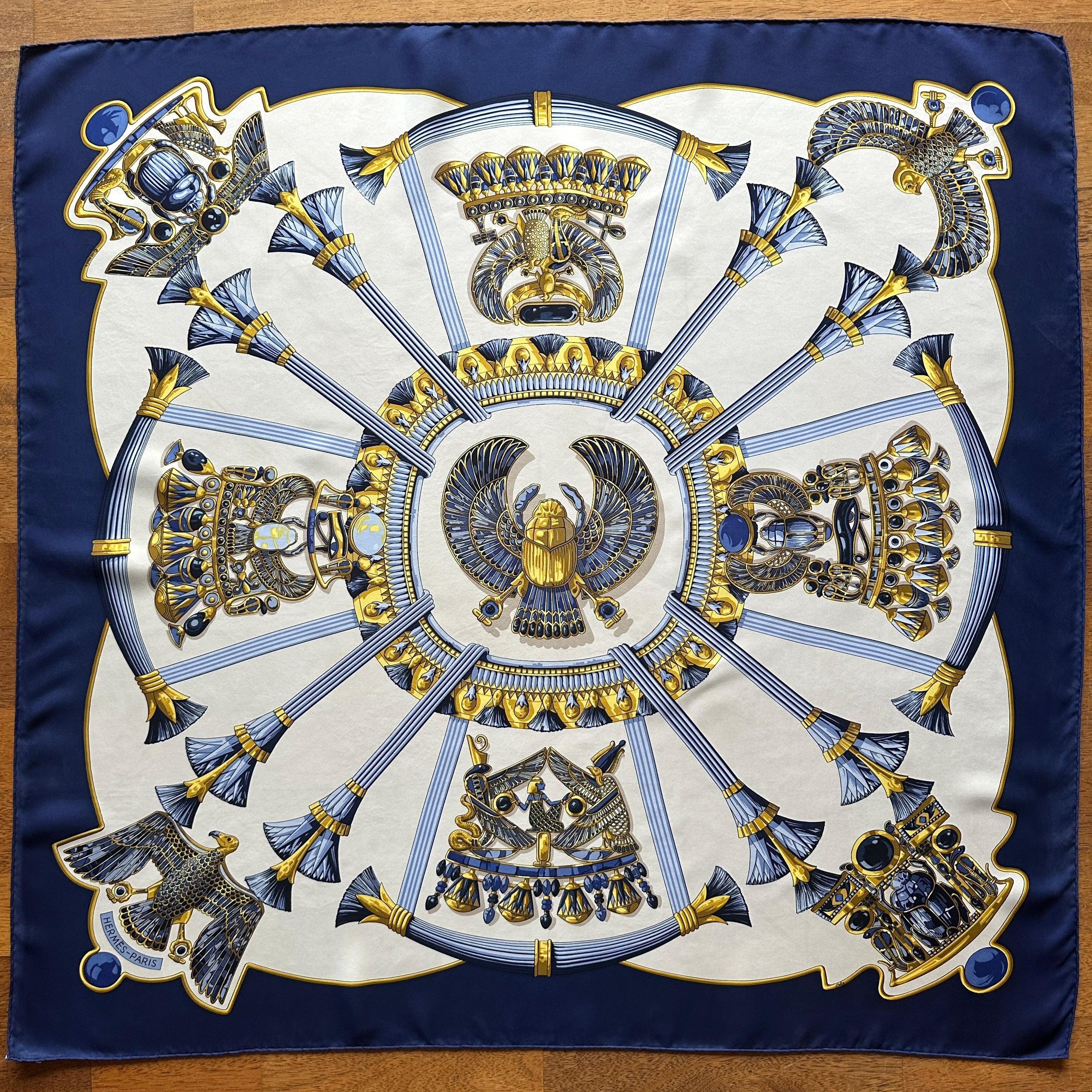 Hermès Egypt Scarf – Caty Latham, 1992 edition