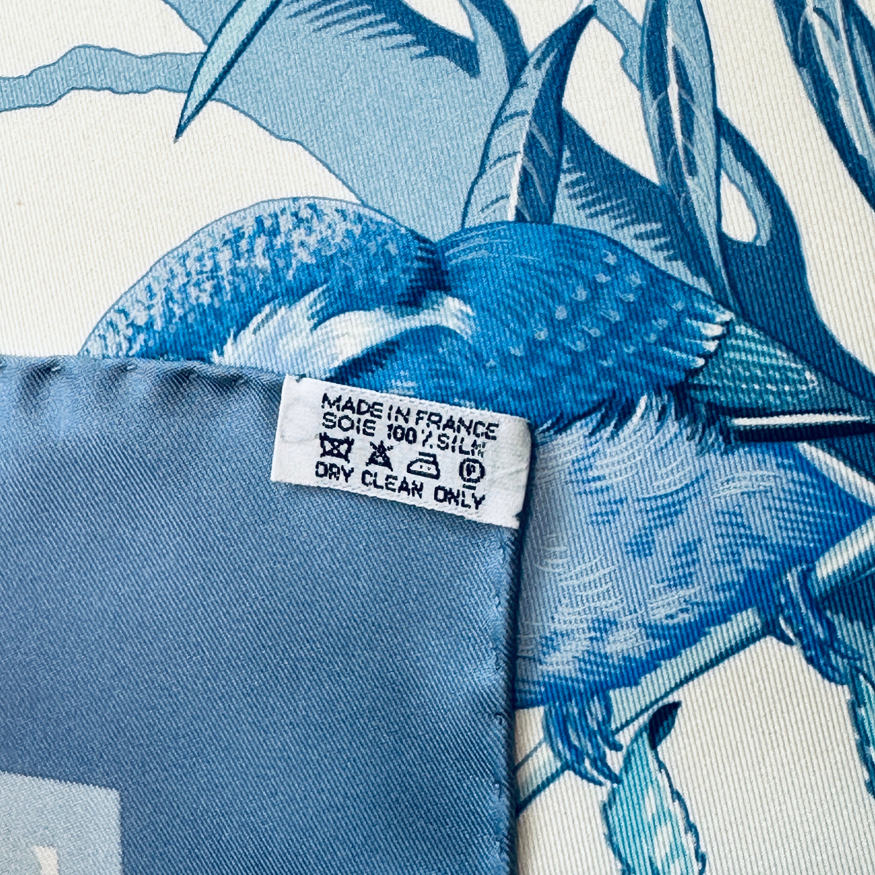 etiquette de composition 100 pour 100 soie et made in france