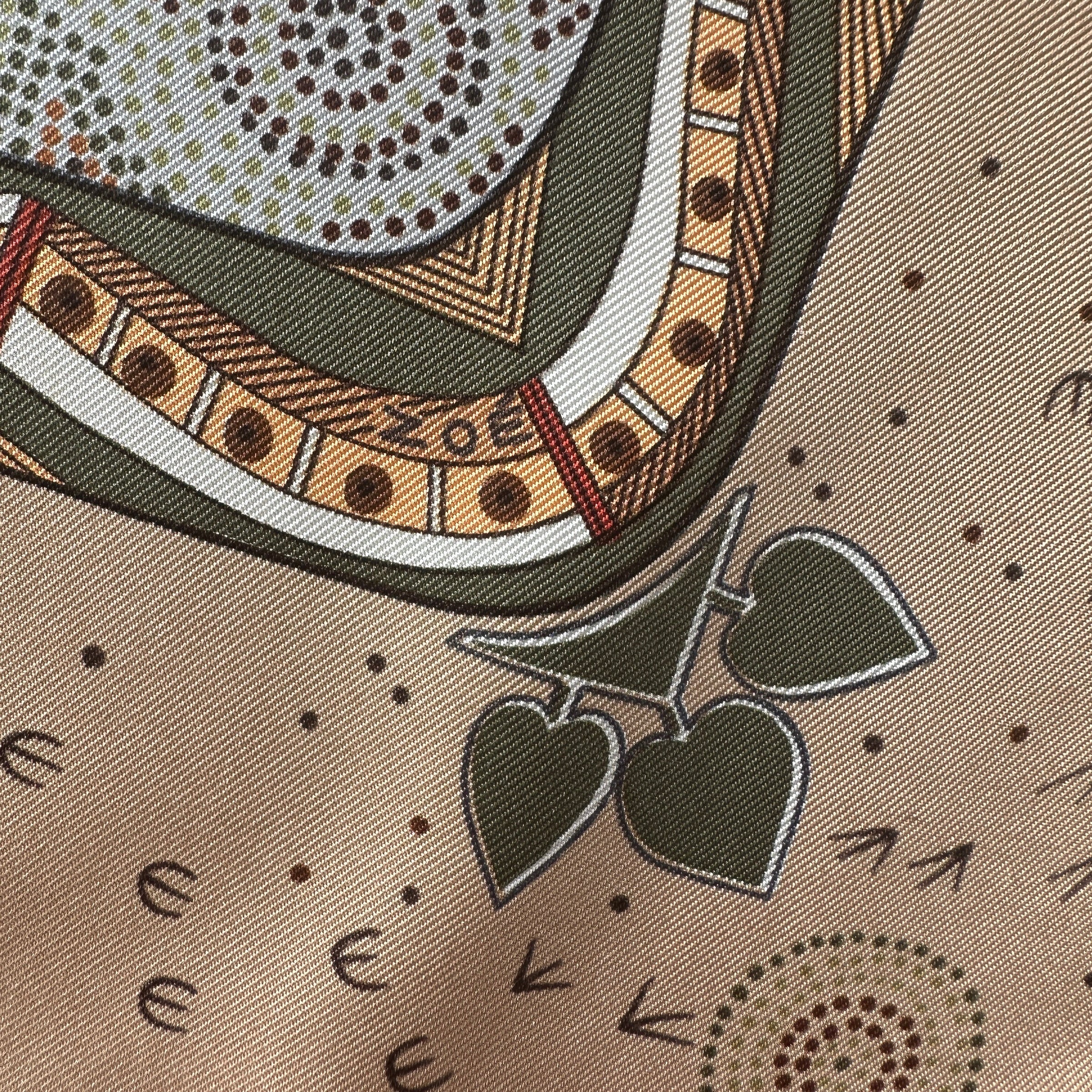 Rêve d'Australie - FOULARD HERMES 90CM