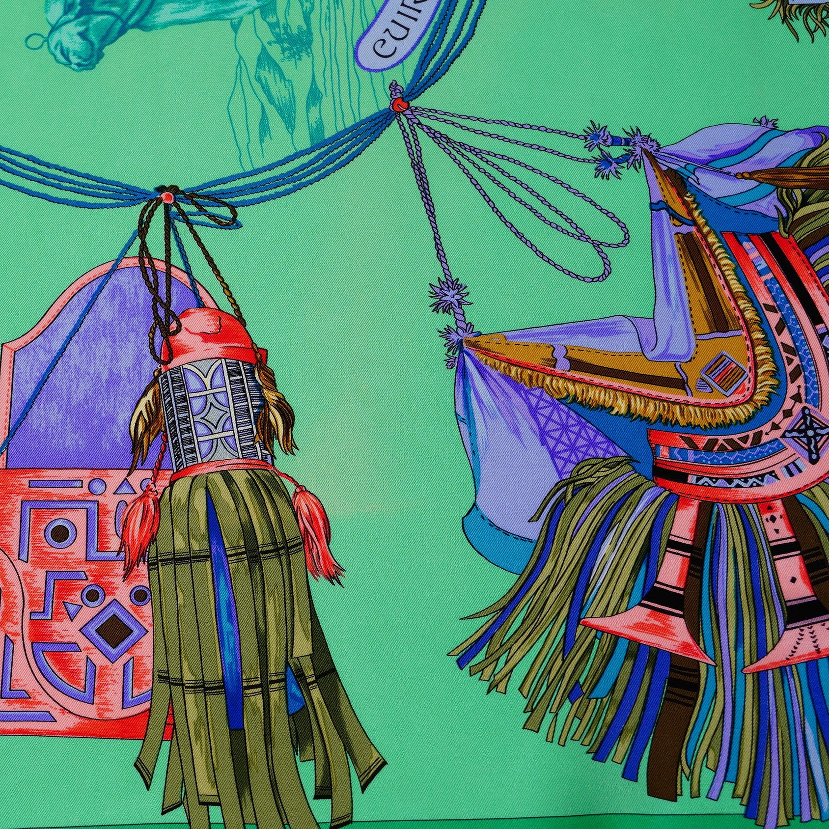 Carré Hermès - Cuirs du désert - Françoise de la Perrière